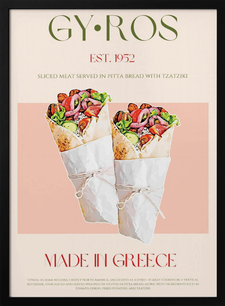 Grekisk smakglädje | Poster