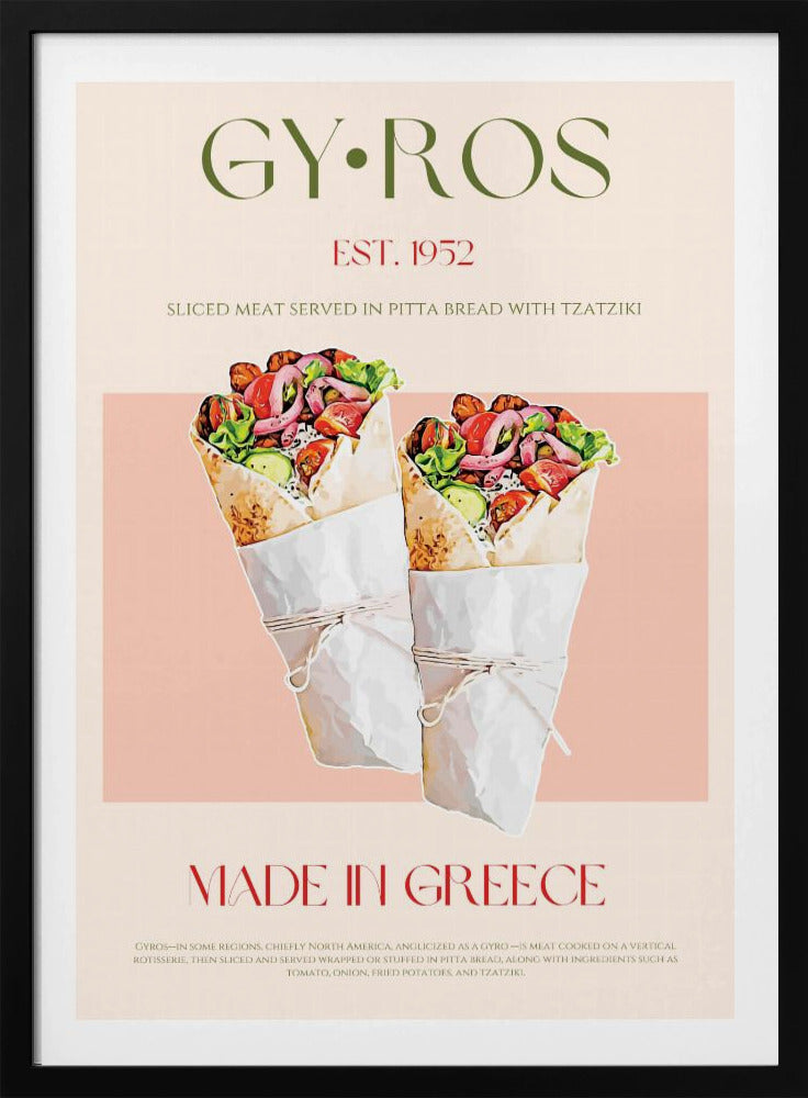 Grekisk smakglädje | Poster