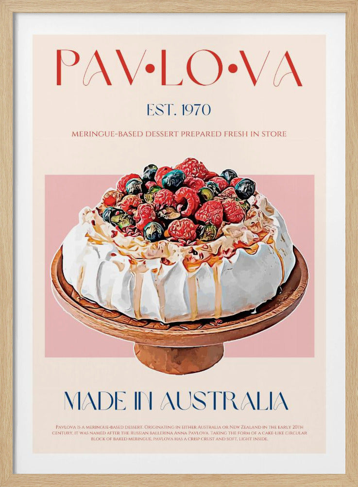 Beeren-Pavlova-Genuss | Poster