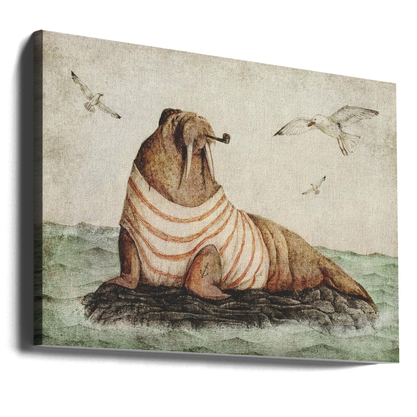 Seaside Gentleman | Canvas