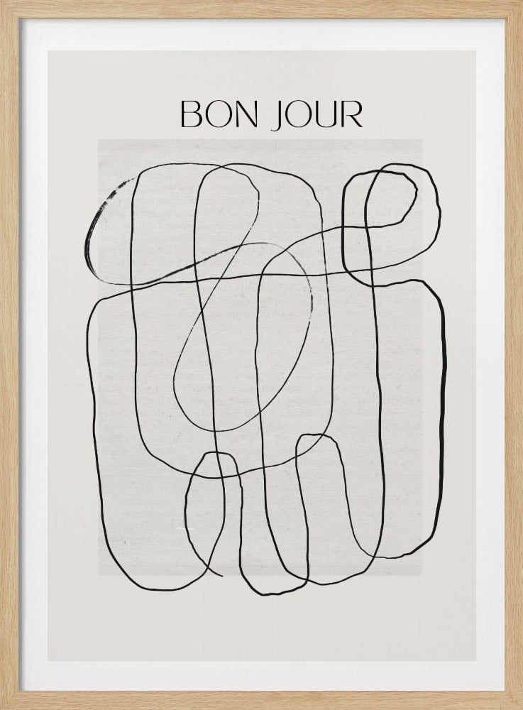 Bonjour Linescape | Poster