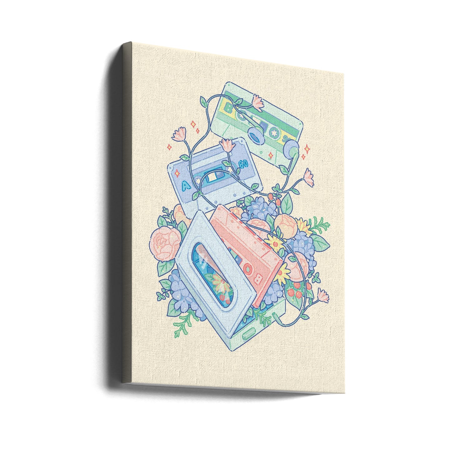 Cassette Tape(ivory) | Canvas
