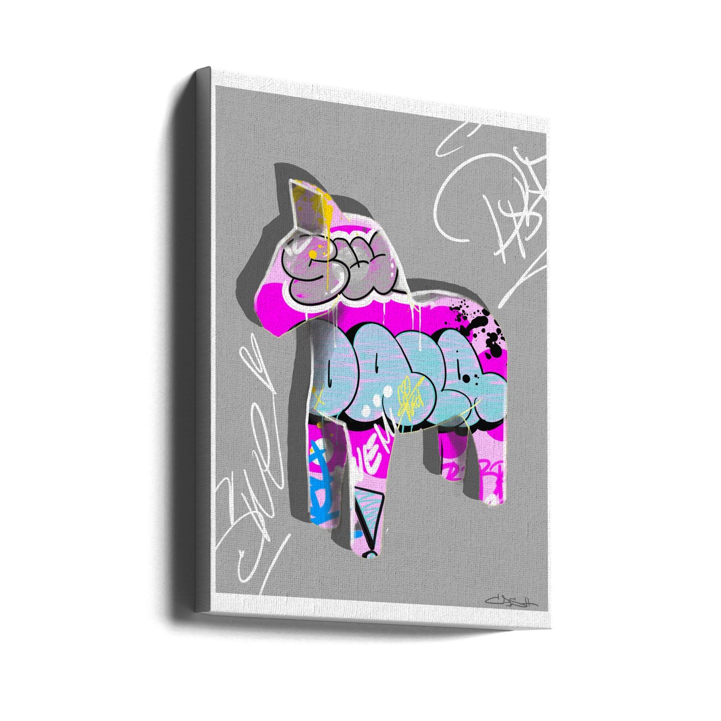 Colorful Pony Graffiti | Canvas