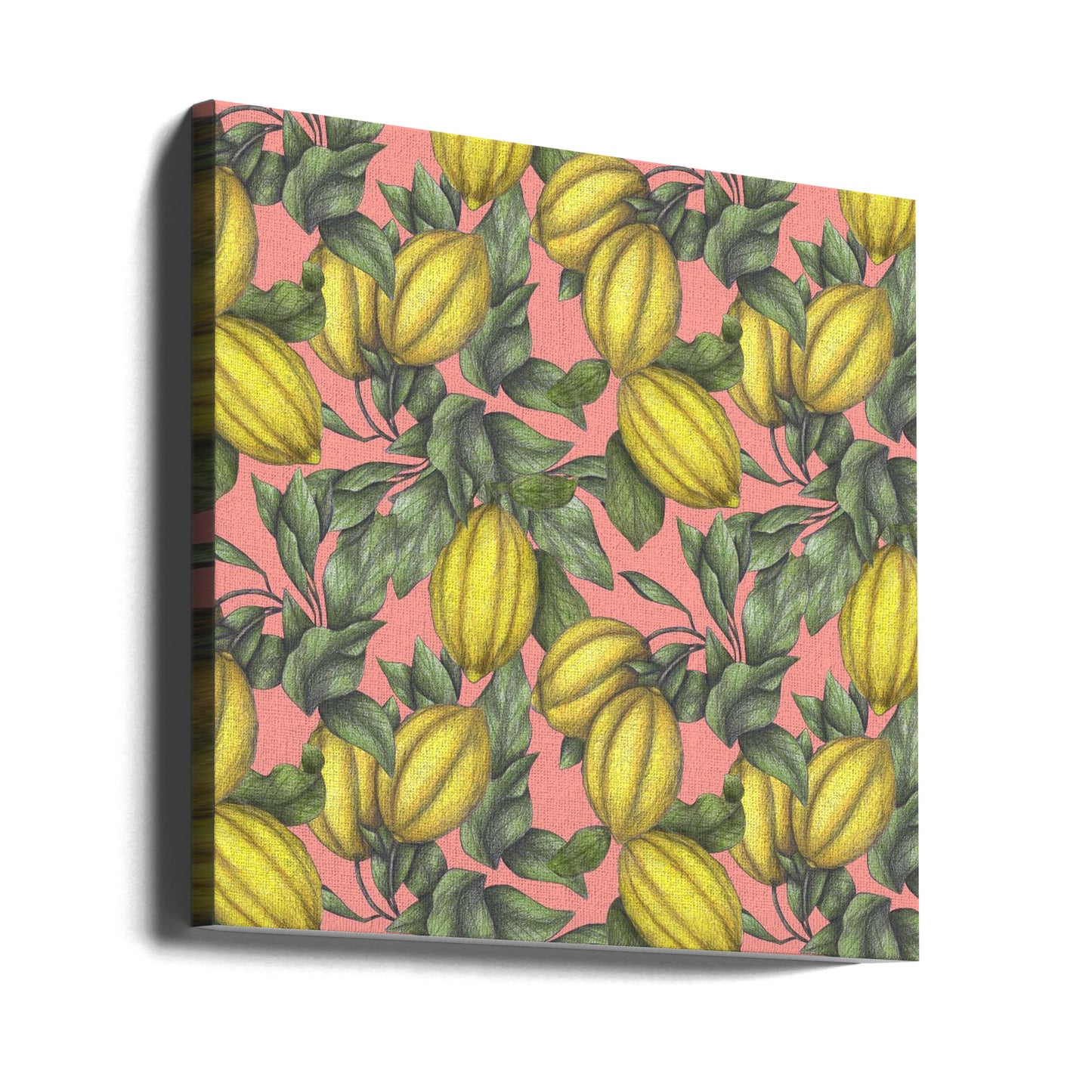 Pattern of Yellow Lemon | Canvas