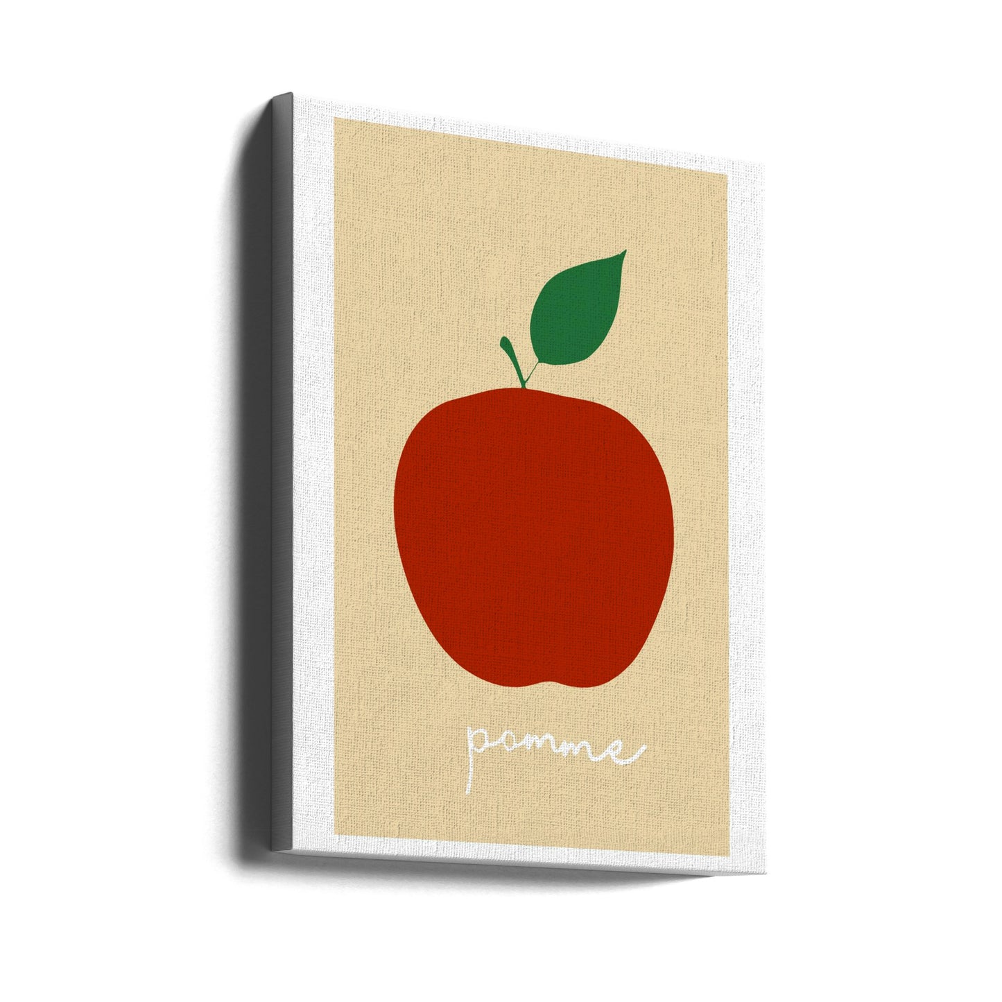 La Pomme (Bright Red) | Canvas