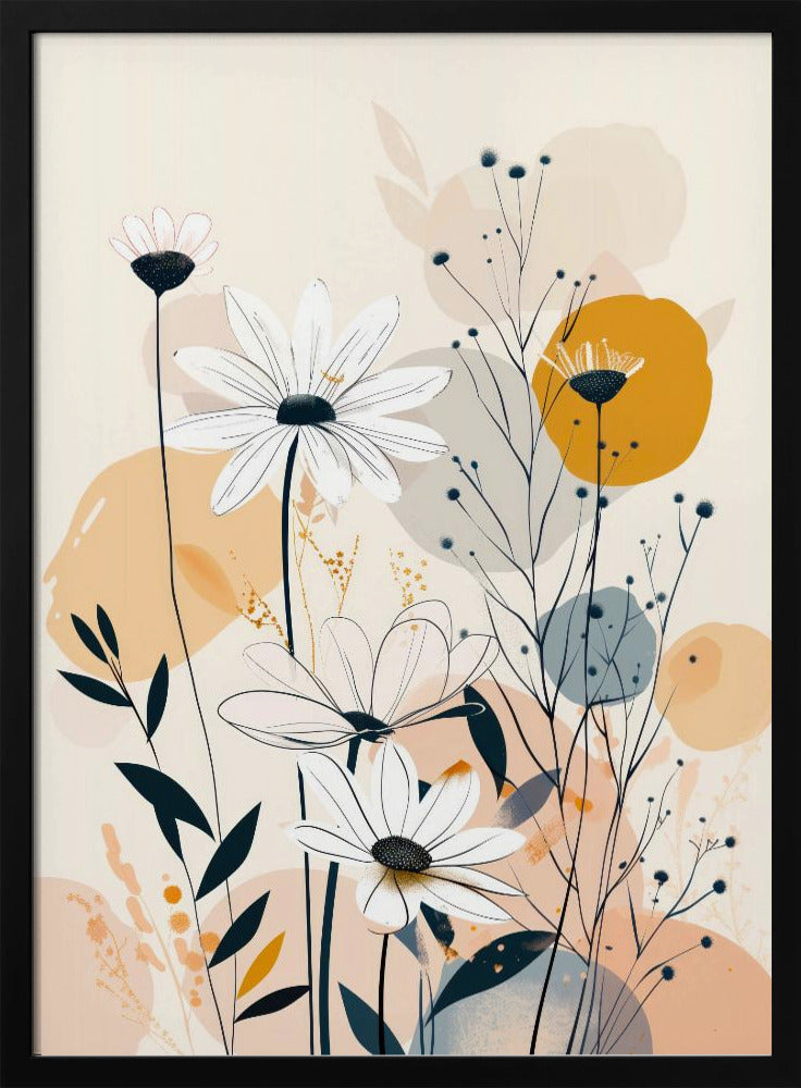 Abstract Floral Elements | Poster