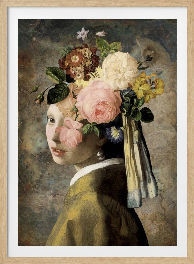 Girl with a Pearl Earring -  the Metallic Edition | Poster