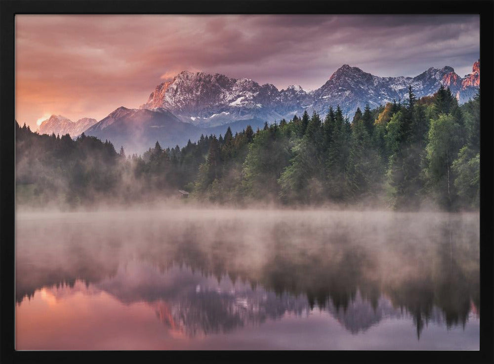 Amanecer en el lago | Posters  - Impresiones de Arte