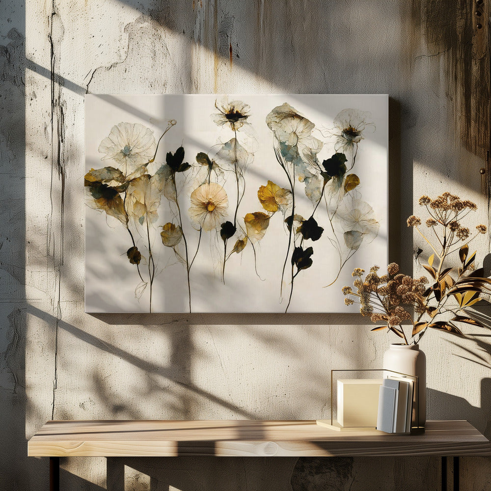 Bellissimi fiori secchi | Stampe su Tela