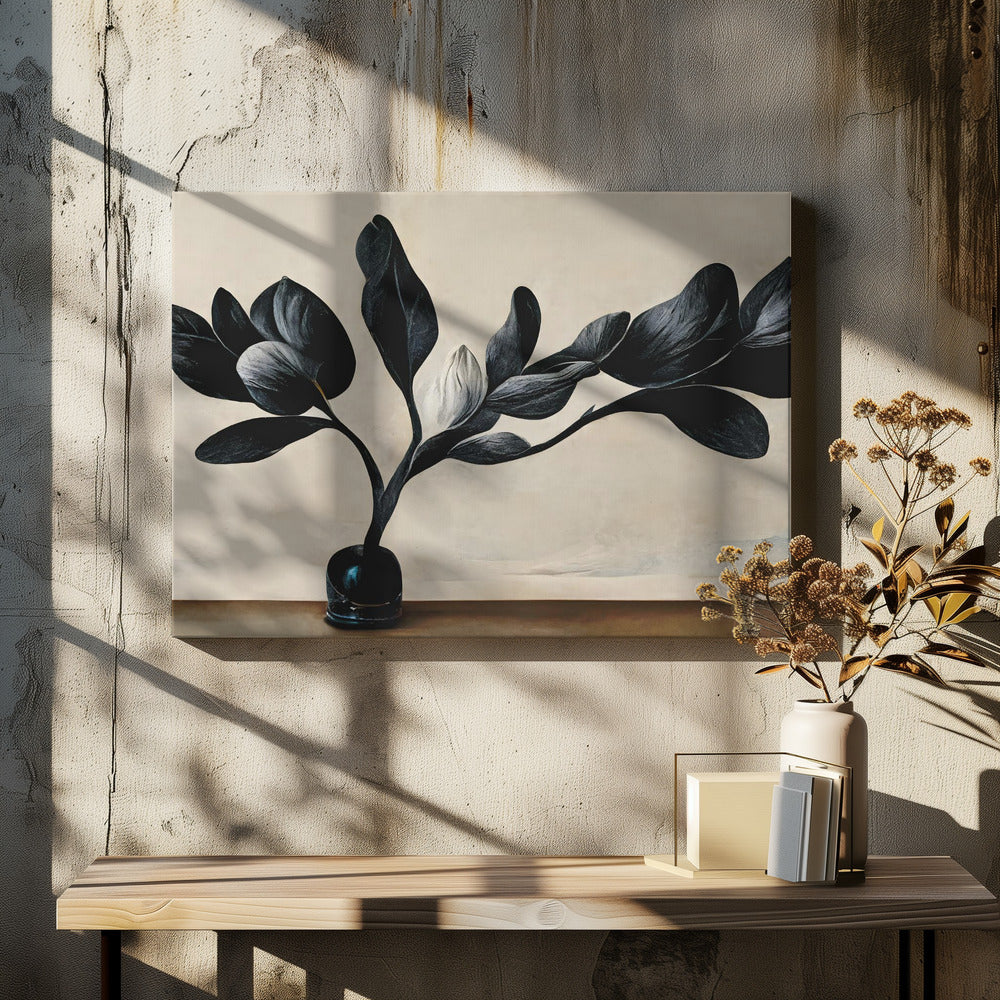 Magnolia nera | Stampe su Tela