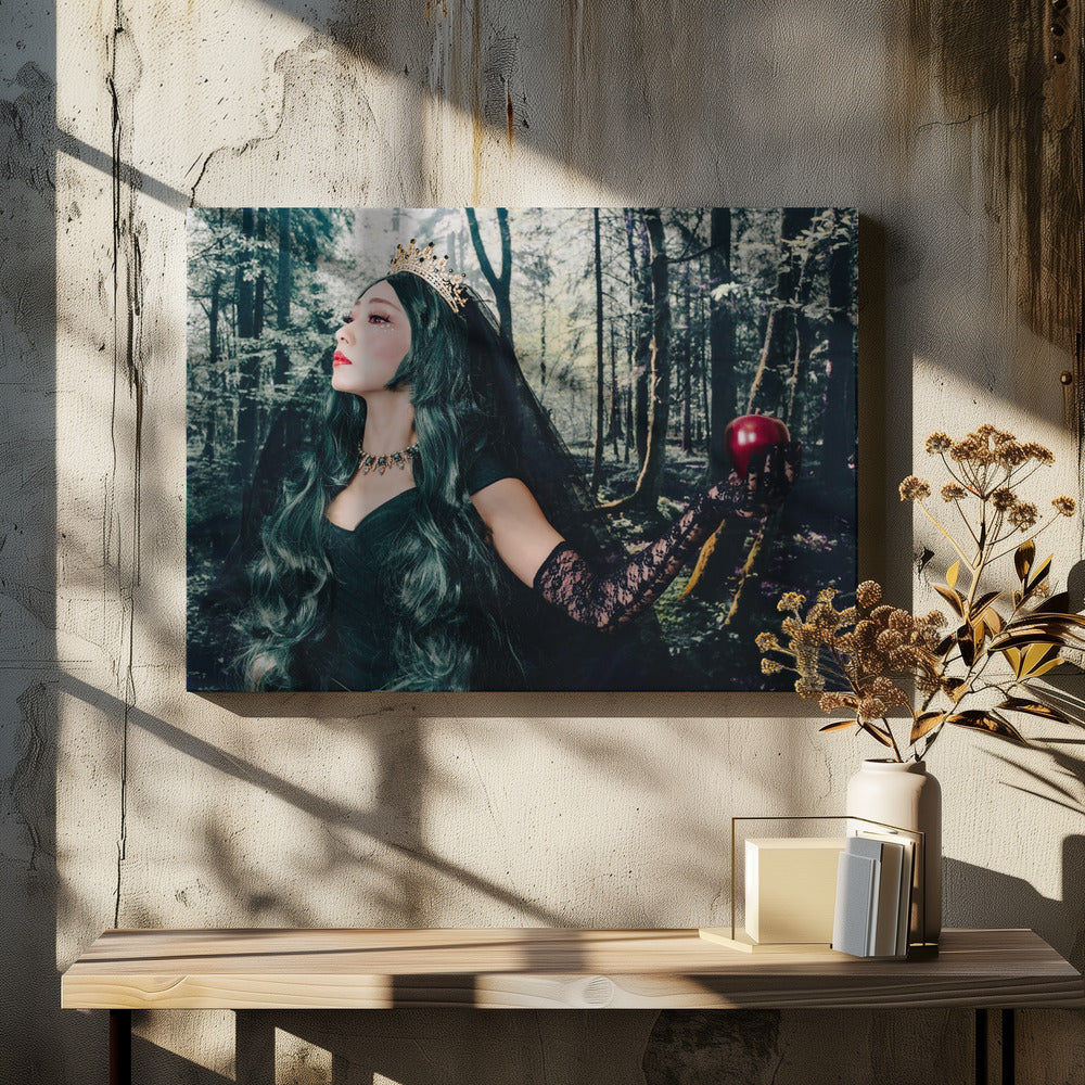 The magic red apple. | Canvas