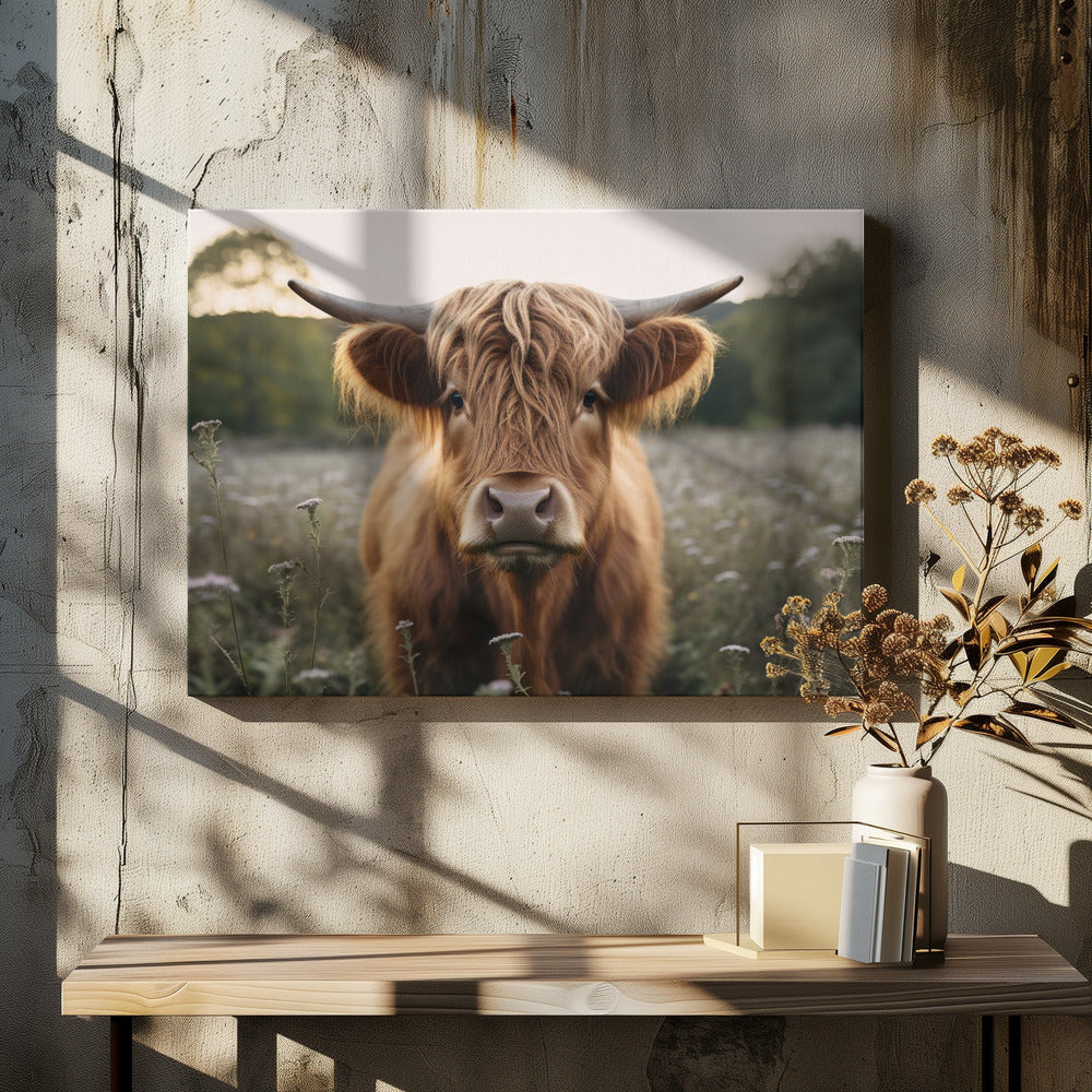 Mucca delle Highlands | Stampe su Tela