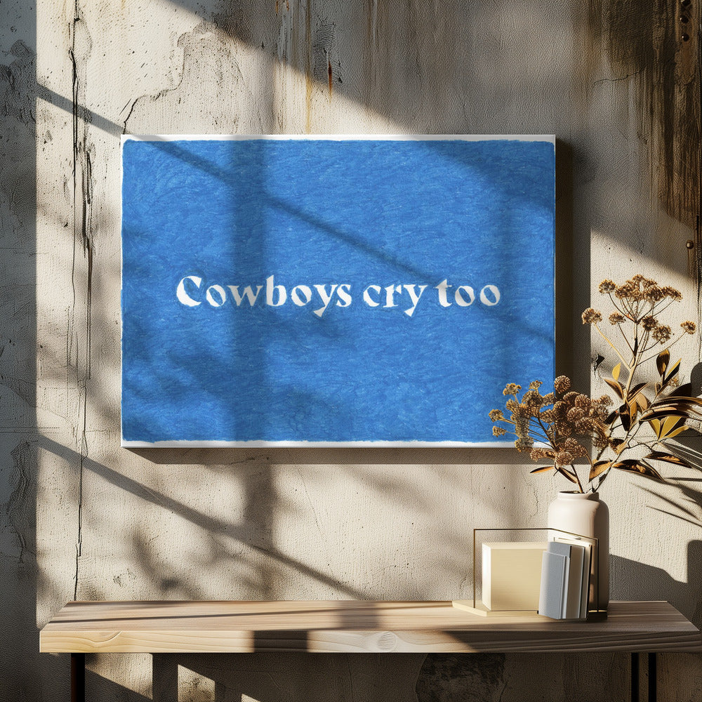 Cowboys huilen ook 2 | Canvasprints