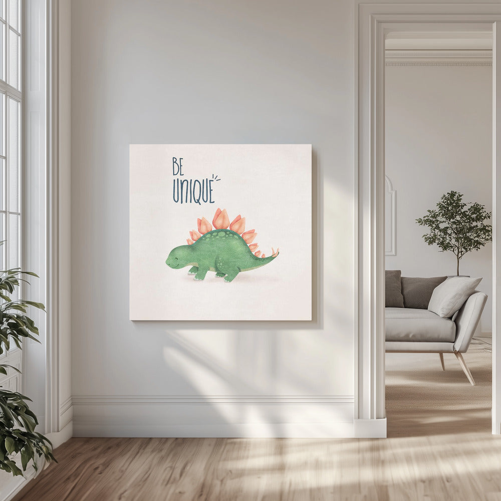Tatalos de surface de feuille de dinosaure | Tableaux sur Toile