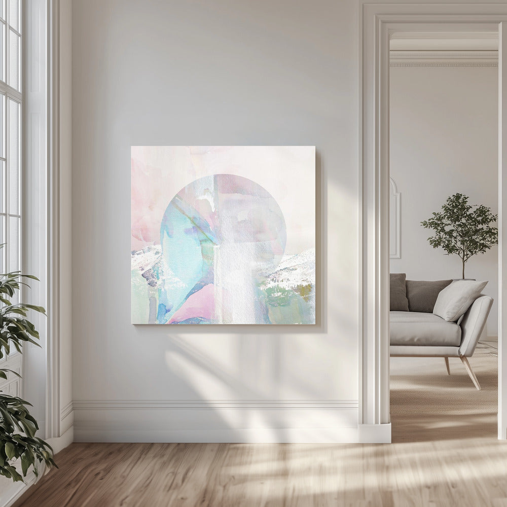 Over de maan II | Canvasprints