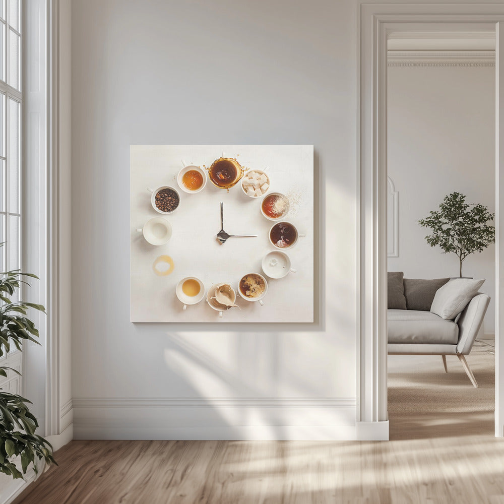 Es ist immer Kaffeezeit | Leinwand-Bilder