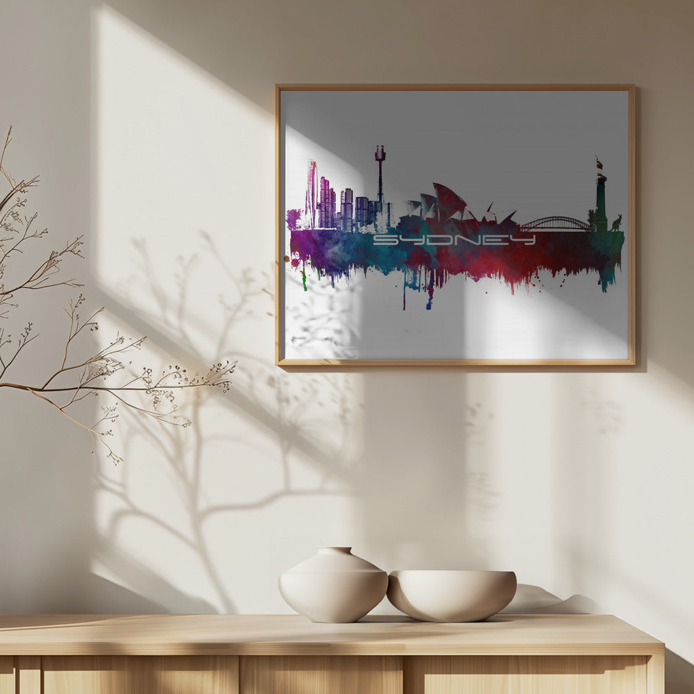Sydney Australia Skyline City Art (2) | Poster