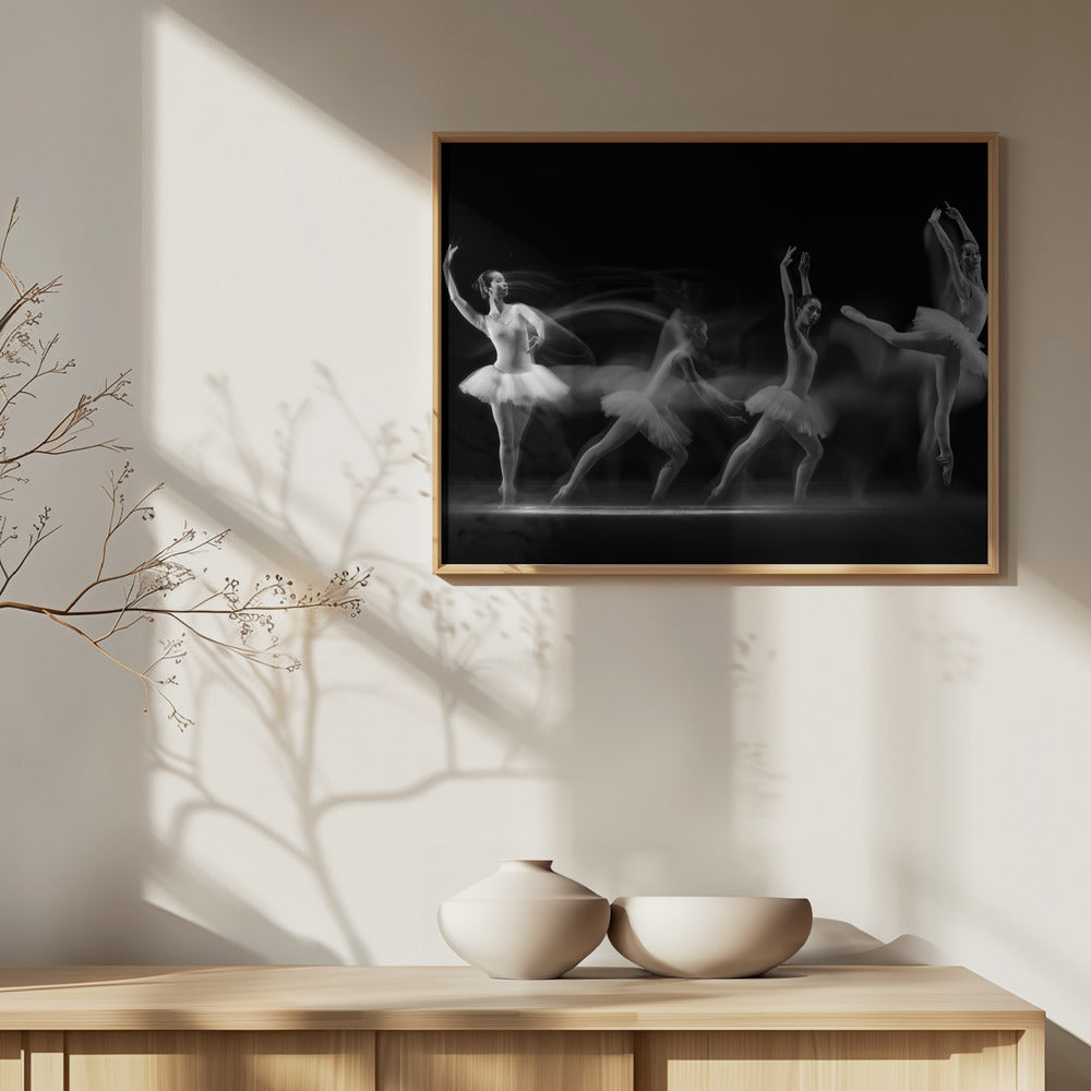 Ola de arte de bailarina | Posters  - Impresiones de Arte