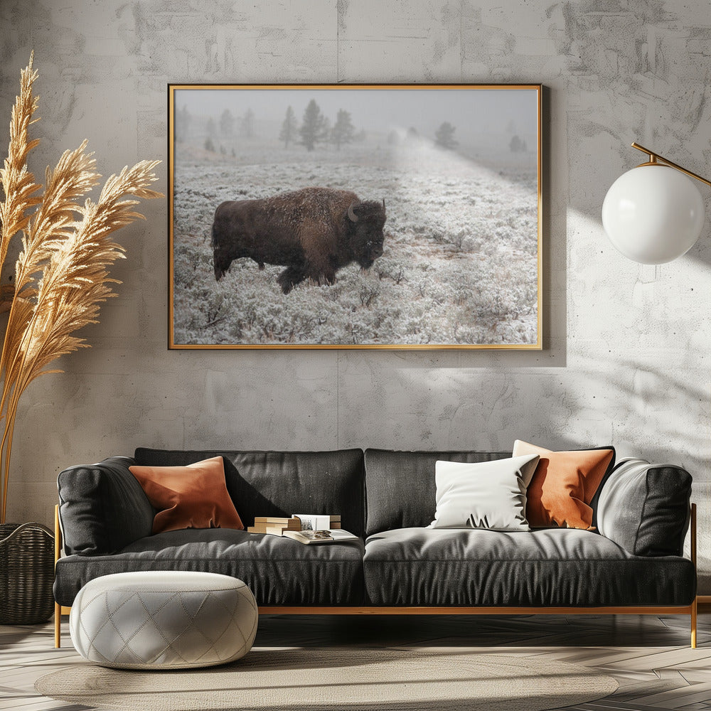Fin de l'automne à Yellowstone | Posters - Affiche Artistique