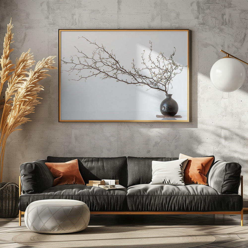 Vase og gren | Plakater - Kunsttryk