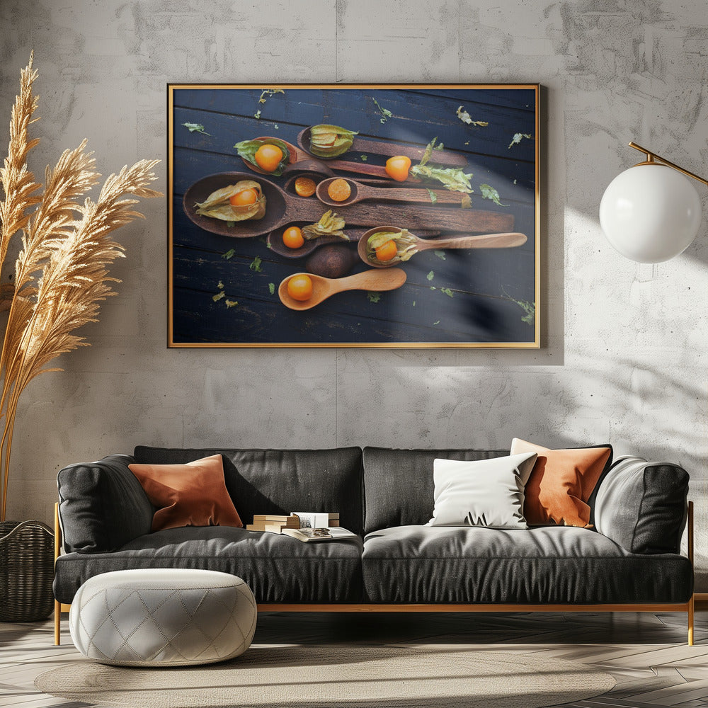 Lusikat ja Physalis | Julisteet - Taidevedokset