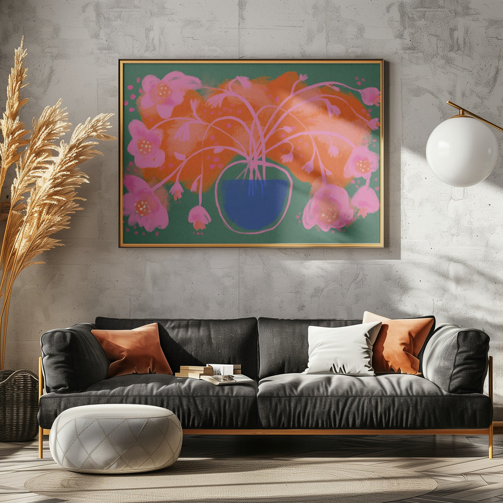 Floral Burst Symphony | Poster