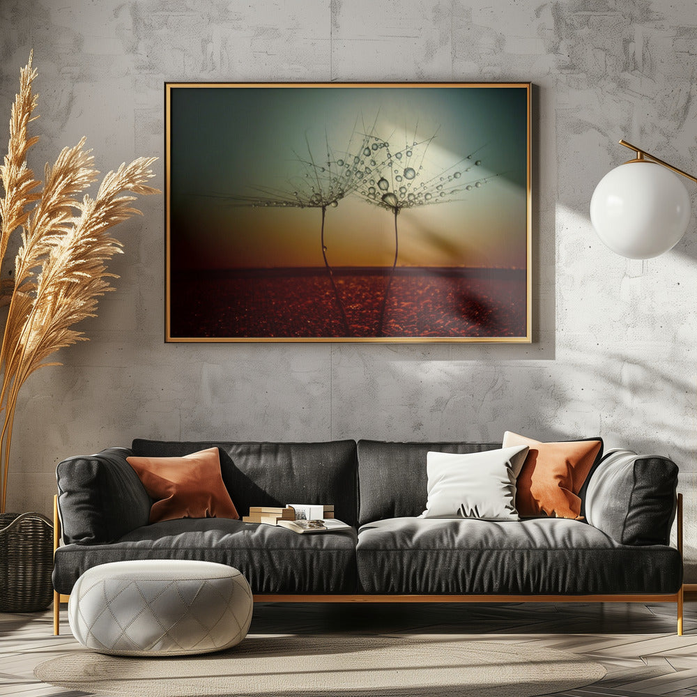 Feuer und Wasser | Poster - Kunstdruck