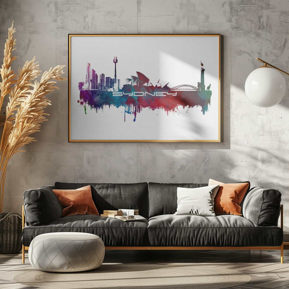 Sydney Australia Skyline City Art (2) | Poster