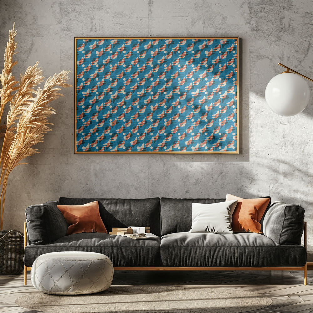 Cyanopatternno25 | Poster