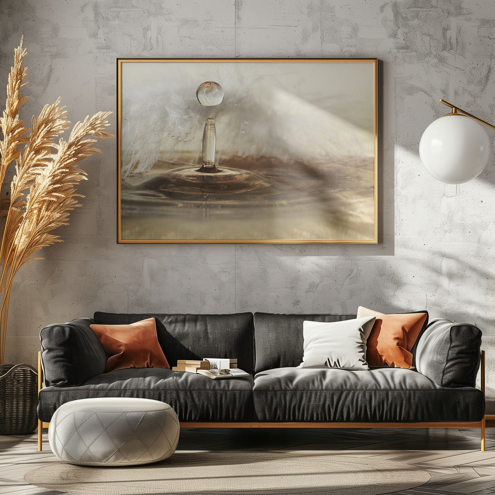 Gyllene fjäderdroppar | Poster
