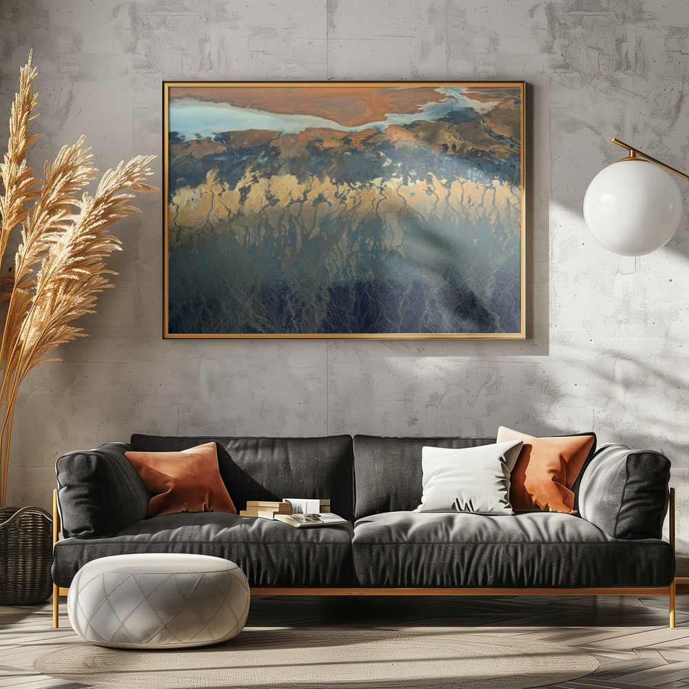 Vue aérienne de Californie | Posters - Affiche Artistique