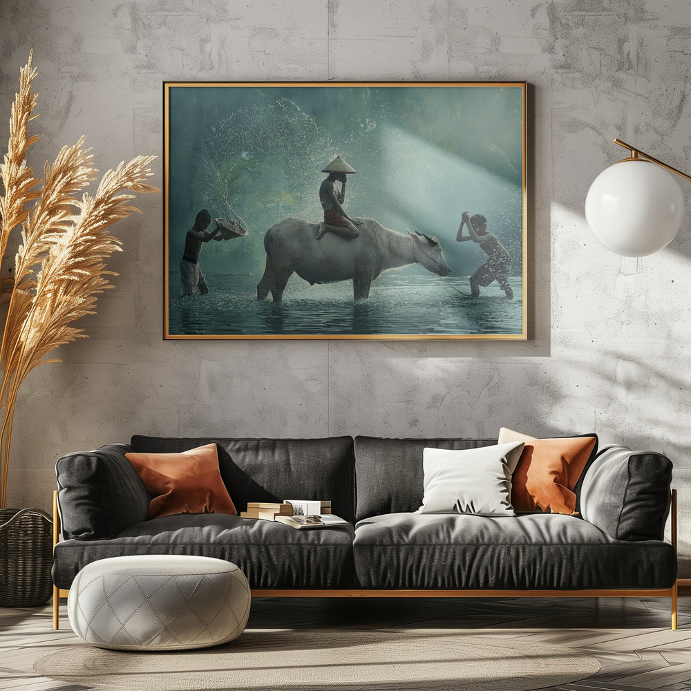 Waterbuffel | Posters - Kunstdrukken