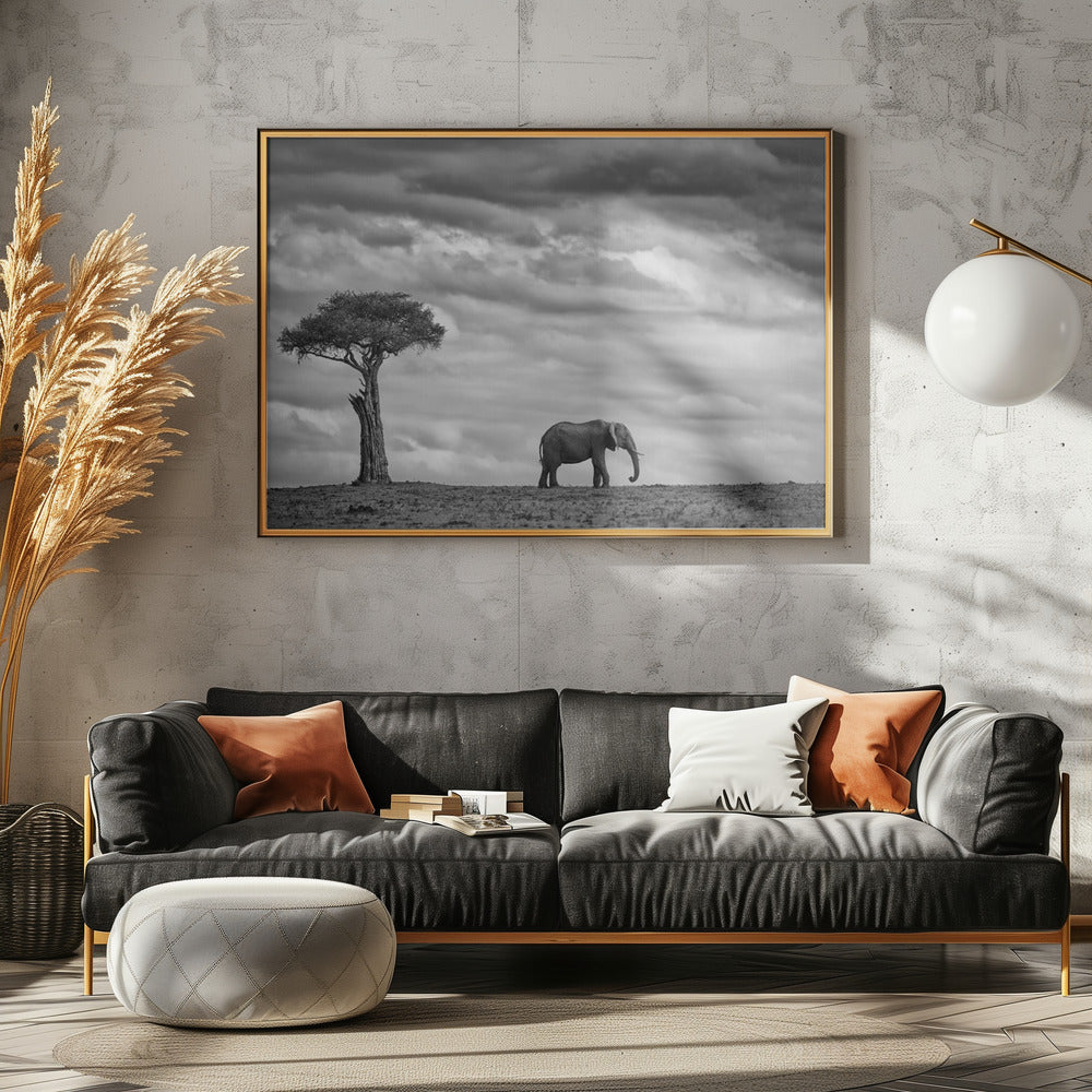 Paesaggio di elefanti | Poster - Stampe d’Arte