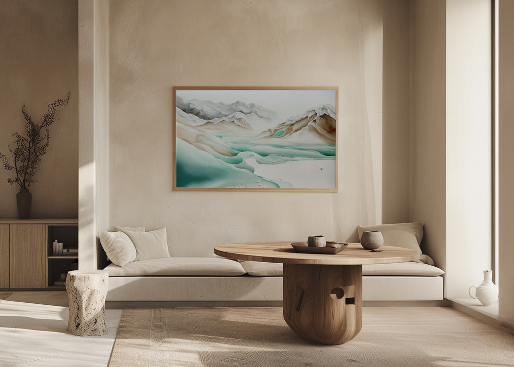 Ruhiger Alpenfluss | Poster