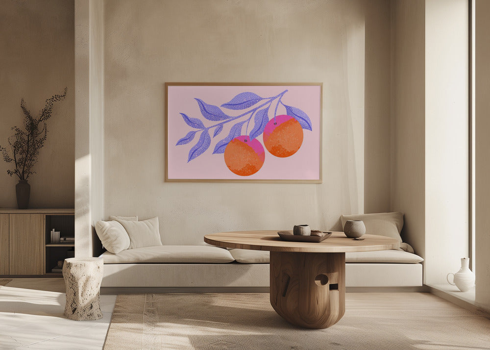 Abstract Orange Branch | Poster