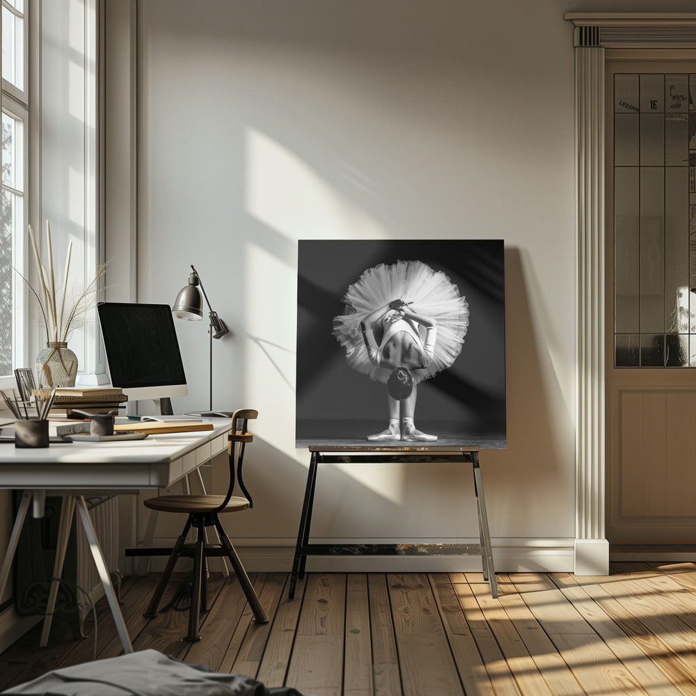 Ballerina beim Unterricht | Leinwand-Bilder