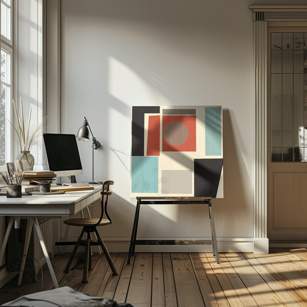 GEOMETRISCHER PUNKT Nr. 1 | Leinwand-Bilder