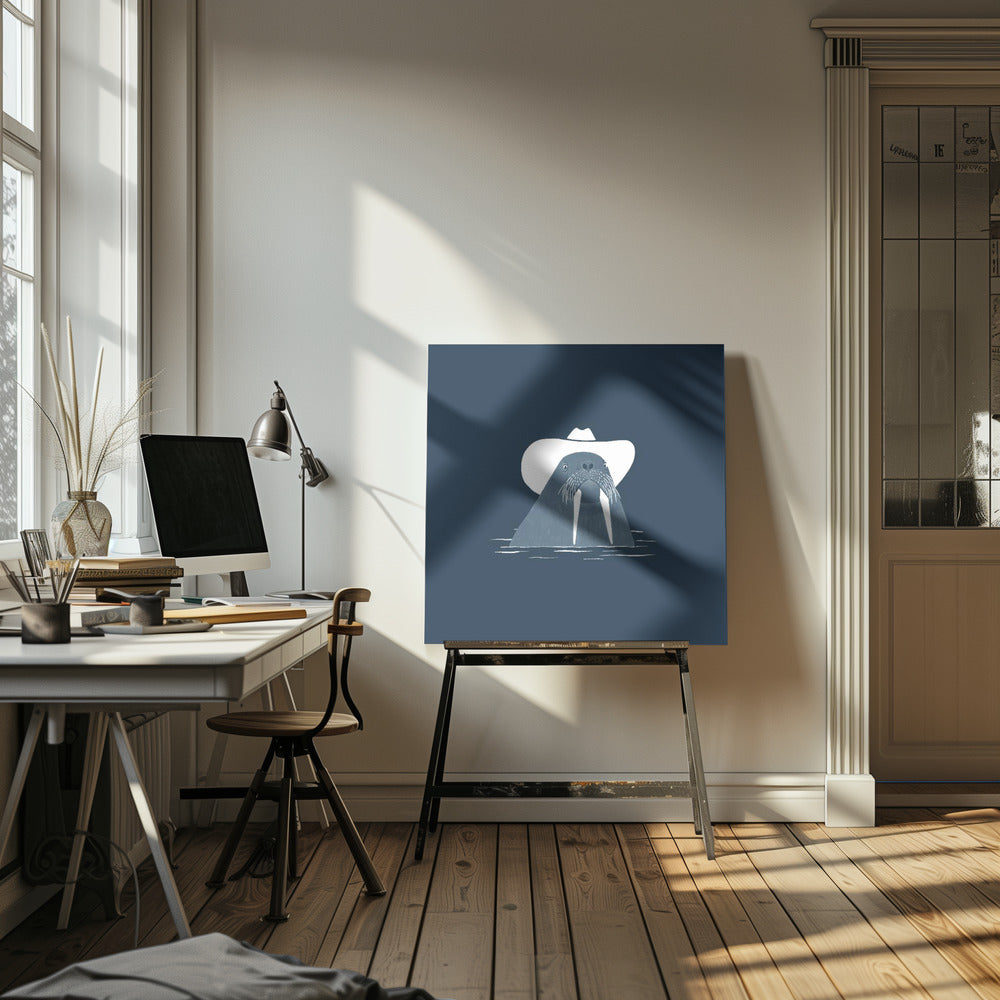 Hank de cowboywalrus | Canvasprints