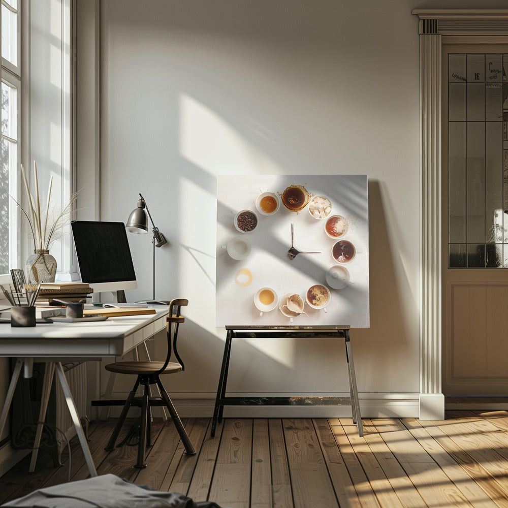 Es ist immer Kaffeezeit | Leinwand-Bilder