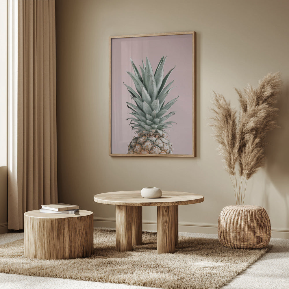 Ananas Pinkki 02 | Julisteet - Taidevedokset