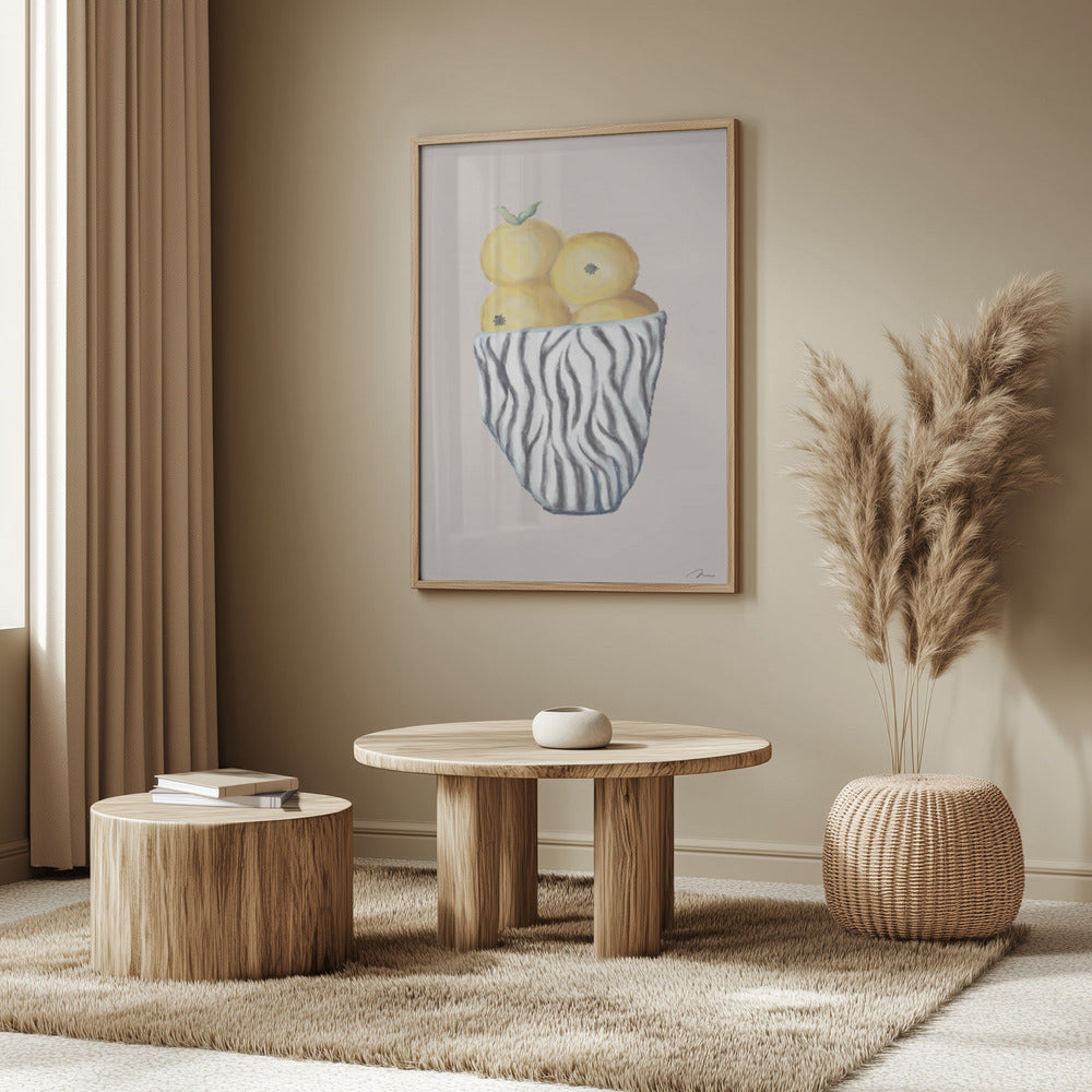 Zebraschale | Poster - Kunstdruck
