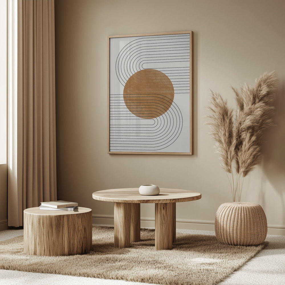 Equilibrio Beige y Marrón No.3 | Posters  - Impresiones de Arte