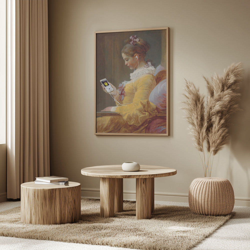 Luisteren naar een nieuw nummer | Posters - Kunstdrukken