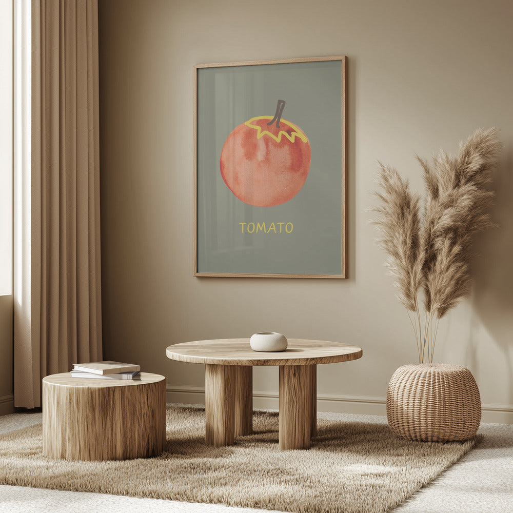 Tomate in Grün | Poster