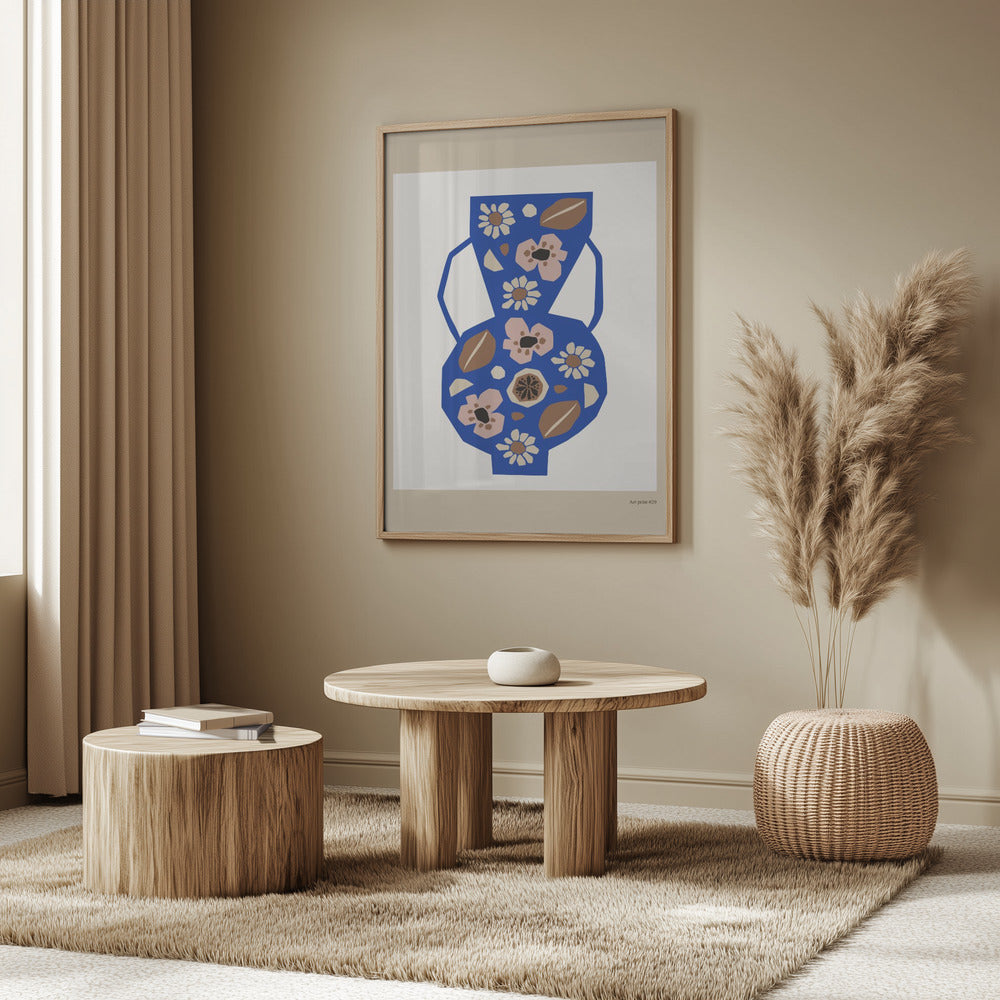 Floral Vase Harmony | Poster