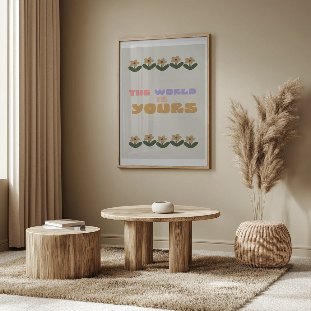 Le monde est à vous | Posters - Affiche Artistique