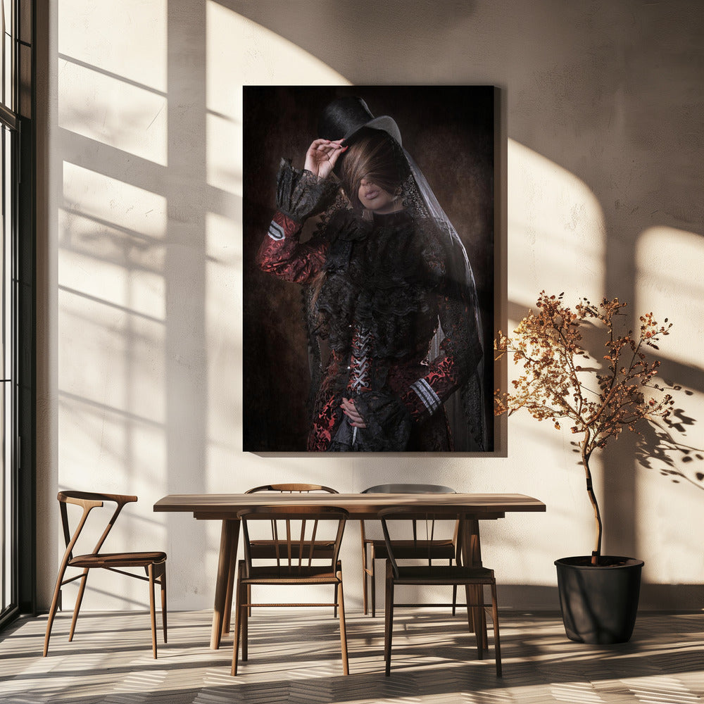 Mysterieus meisje | Canvasprints