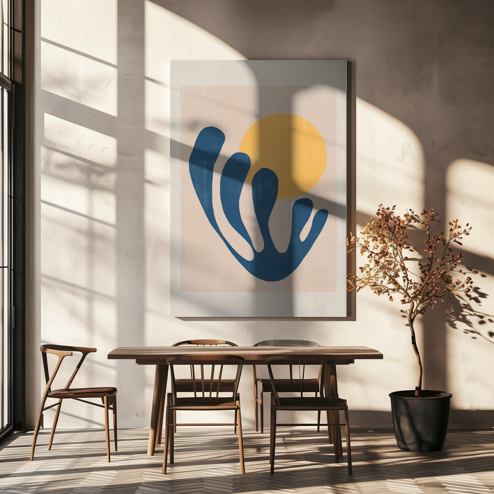 Moderne plant nr. 1. | Canvasprints