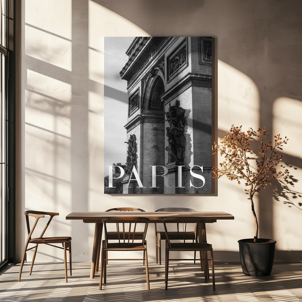 Parijs Tekst 6 | Canvasprints