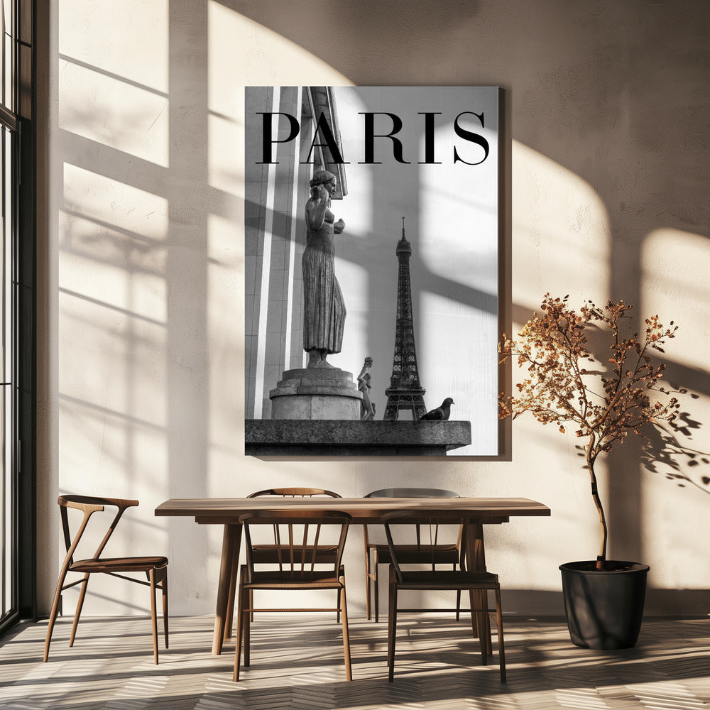 Parijs Tekst 5 | Canvasprints